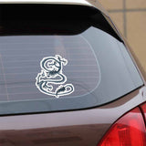Blå Drake Sticker