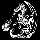 Sticker Eldsprutande Drake