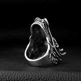 Silverfärgad Drake Ring