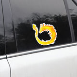 Guld Drake Sticker