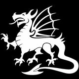 Klistermärke Heraldisk Drake