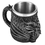 Kaffekopp Svart Drake