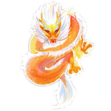 Klistermärke Orange Drake
