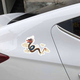 Österländsk Drake På Sticker