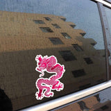 Klistermärke Med Rosa Drake