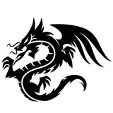 Klistermärke Drakmotiv