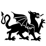 Klistermärke Heraldisk Drake