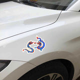 Sticker Två Kinesiska Drakar