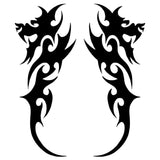 Svart Sticker Drake Tribal