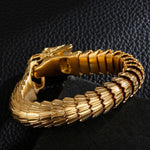 Guldfärgat Armband Med Kinesisk Drake