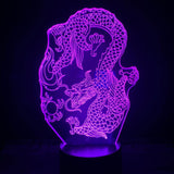 3D Lampa Asiatisk Drake