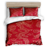 Röda Drake Sängkläder