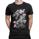 T-Shirt Drake Och Blommor